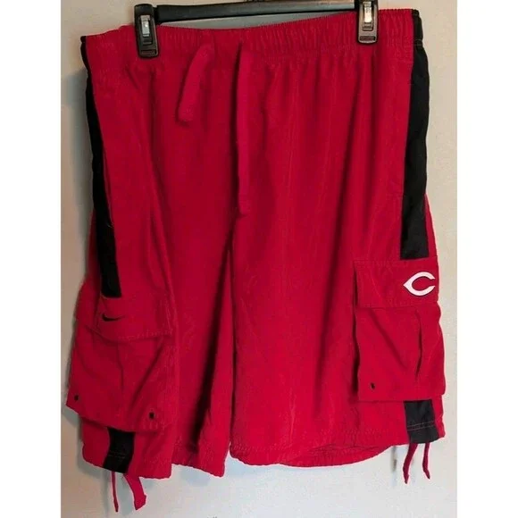 Cincinnati Reds Baseball MLB NIKE Shorts Pockets Mens Size 2XL Y2K