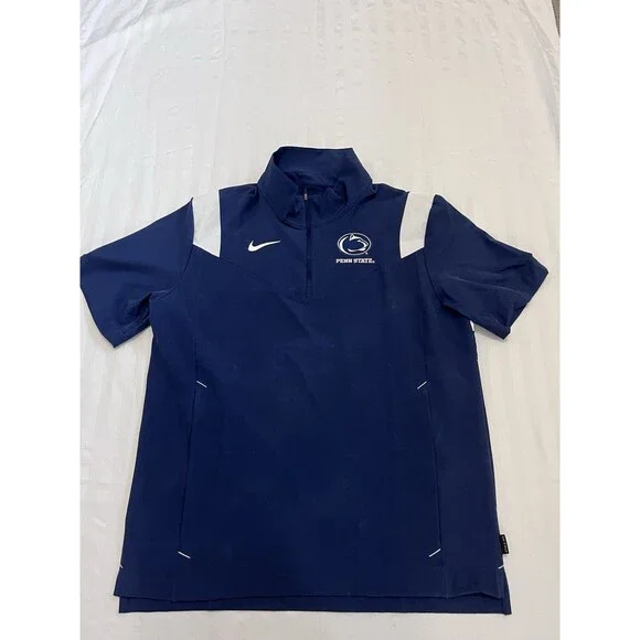 NWOT Nike Penn State Football / Staff Issue Sideline Short Sleeve Jacket Mens L