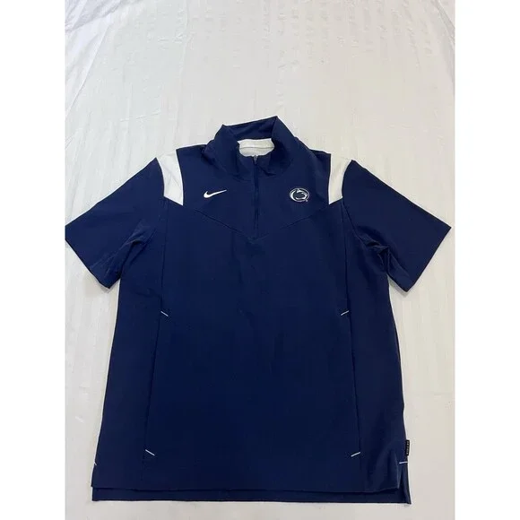 NWOT Nike Penn State Football / Staff Issue Sideline Short Sleeve Jacket Mens L