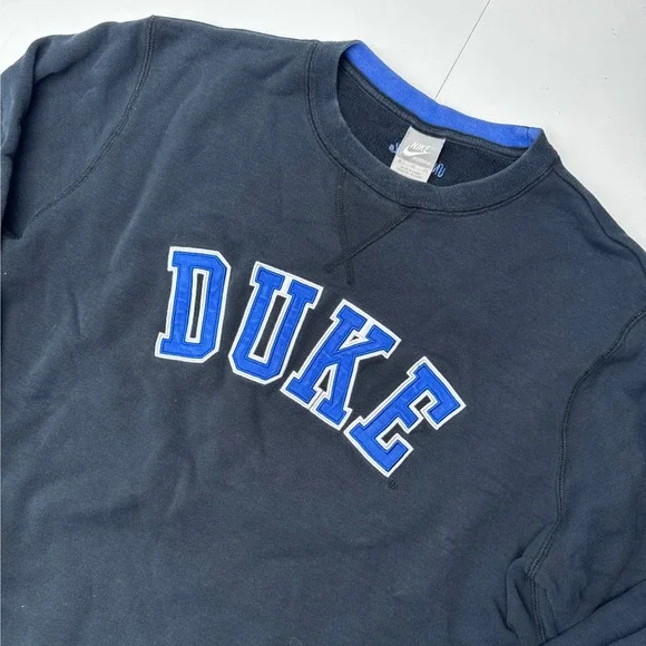 Nike Sportswear Duke University Sweatshirt Mens XL Blue Devils Pullover Crewneck