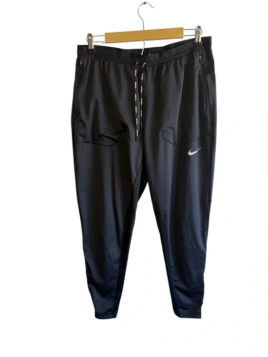 Nike Running Men’s Large Black Phenom Elite Knit Joggers Gym Active Outdoor
