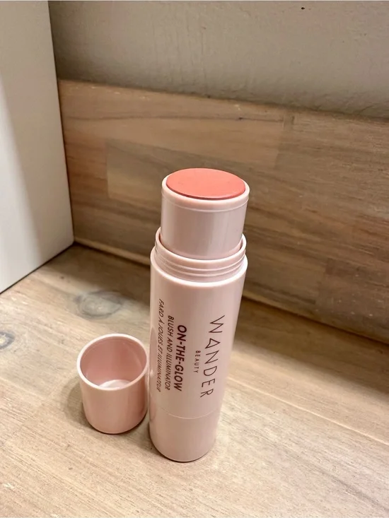 Wander Beauty Cream Blush Stick — coral rose