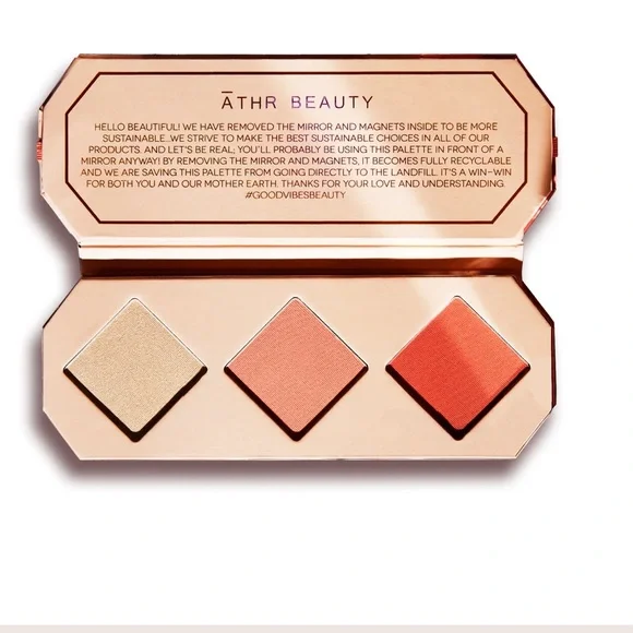 Crystal Charged Cheek Palette in Amber | Radiant Glow Blush + Highlight New