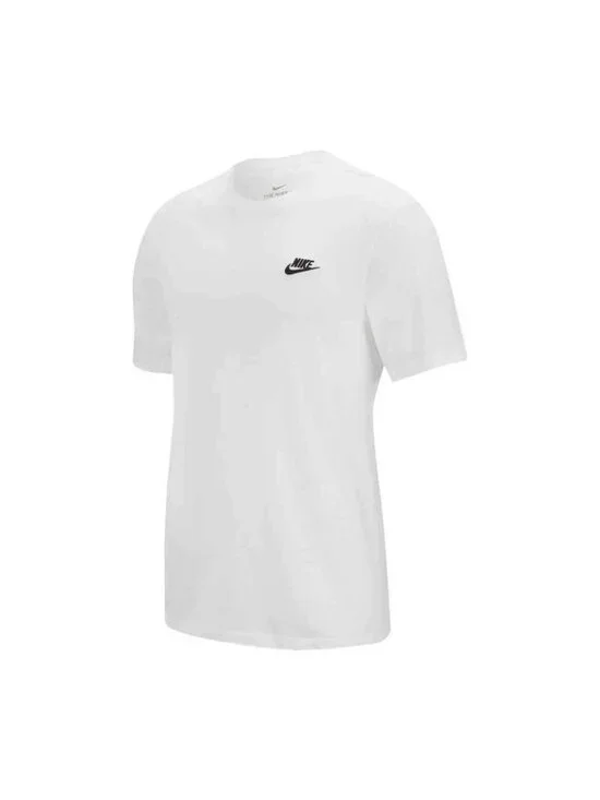 Nike Men's NSW Club T-Shirt Short Sleeve Crew Neck White Size M NEW WITH TAGS!