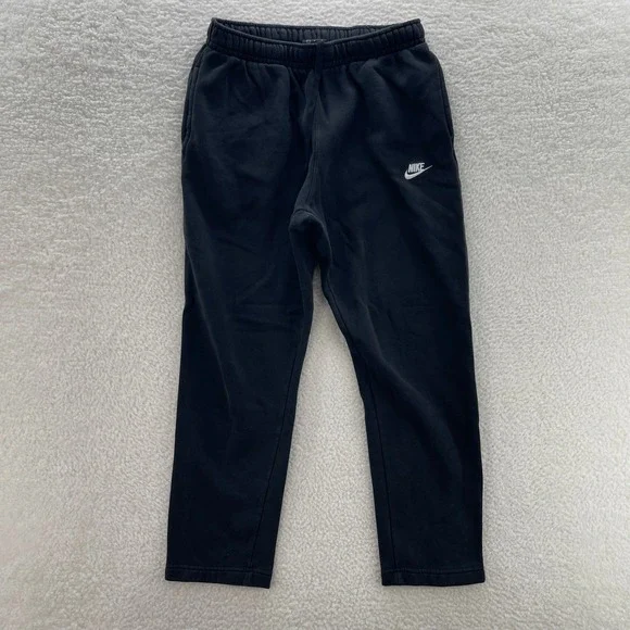 Nike Sweatpants Mens Large Black Sportswear Club Fleece Gym Comfort Athleisure