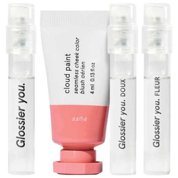 Sephora Celebrate You - Glossier Bundle Blush - Cloud Paint -PUFF