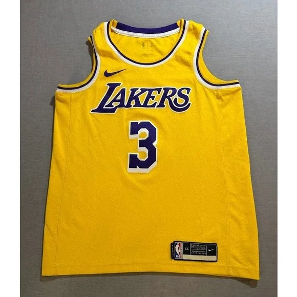 Los Angeles Lakers Anthony Davis #3 Basketball Jersey‎ Nike Swingman Size 44
