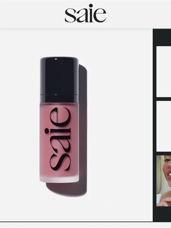Saie Dew Blush Liquid Cheek Flush - SHADE CHILLY