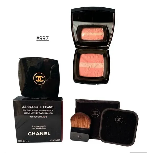 NEW IN BOX CHANEL BLUSH POWDER #997 LIMITED EDITION ROSE LUMIERE