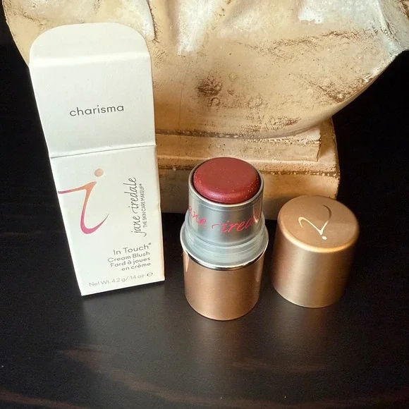 Jane Iredale In Touch Cream Blush Charisma‎ Pink Red Stick Makeup 4.2g .14oz