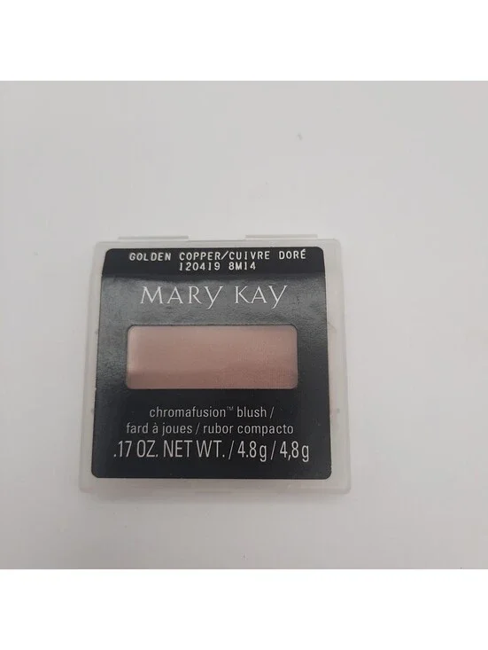 Mary Kay Chromefusion Blush Golden Copper .17oz New