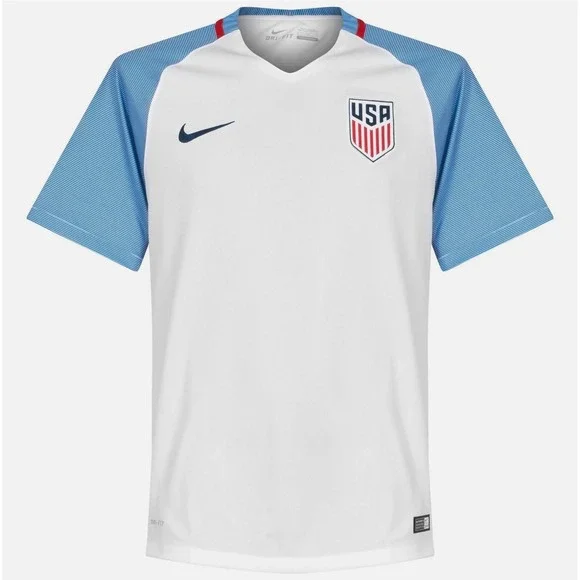 USA Soccer Jersey Nike Mens Large 2016 Short Sleeve Home Stadium Performance Top