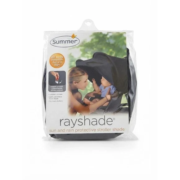 Summer Infant Rayshade  UV Protective Stroller Shade Cover, Black