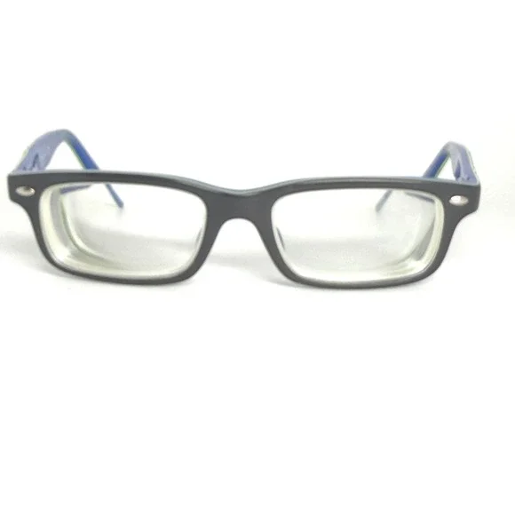 Ray Ban RB 1535 3600 Blue Black Yellow Eyeglasses 48-16-130 Frames 22039‎