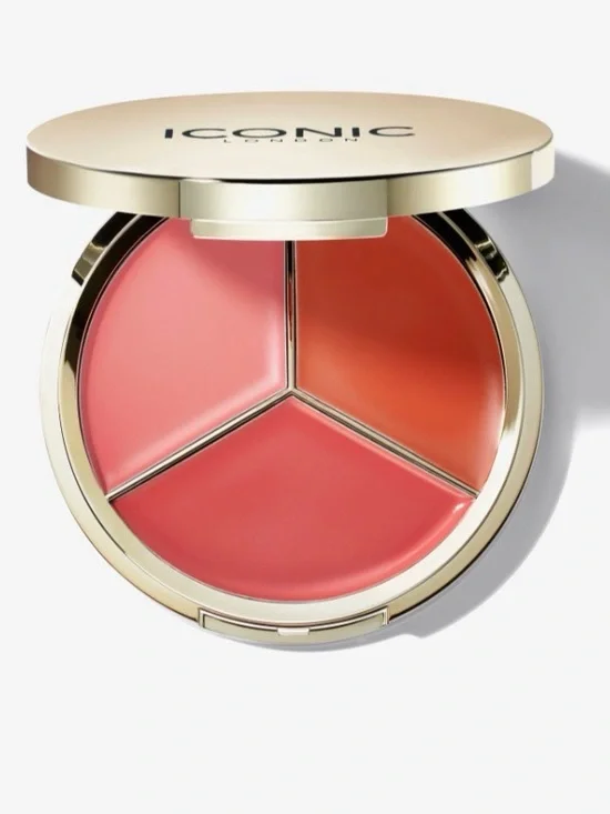 NEW**ICONIC London Lip & Cheek Cream Trio