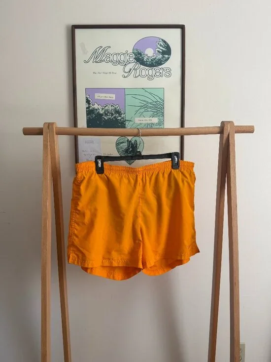 Nike Dri-Fit Vibrant Orange Running Shorts