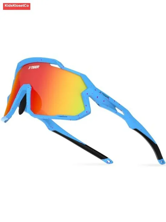 Kids Polarized Sport Sunglasses UV400 Youth Baseball Cycling Glasses