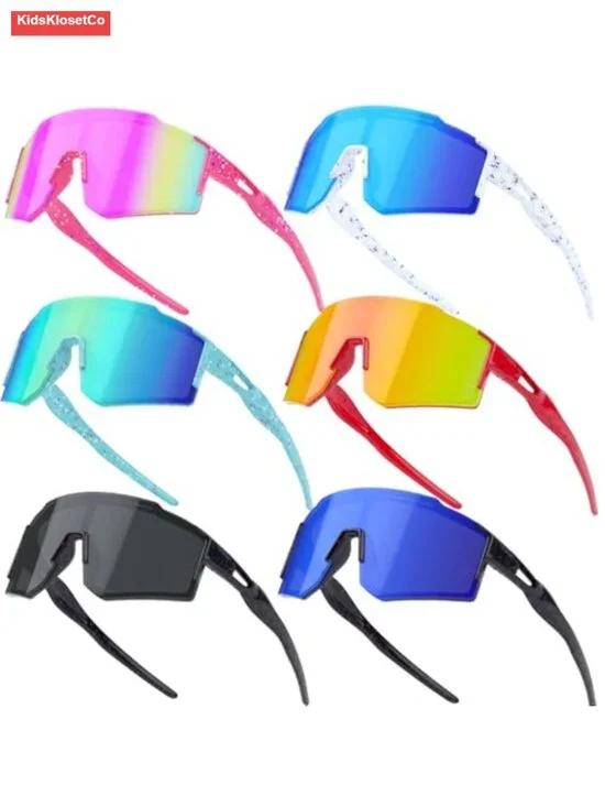 Kids Polarized Sunglasses for Baseball Cycling Golf Running