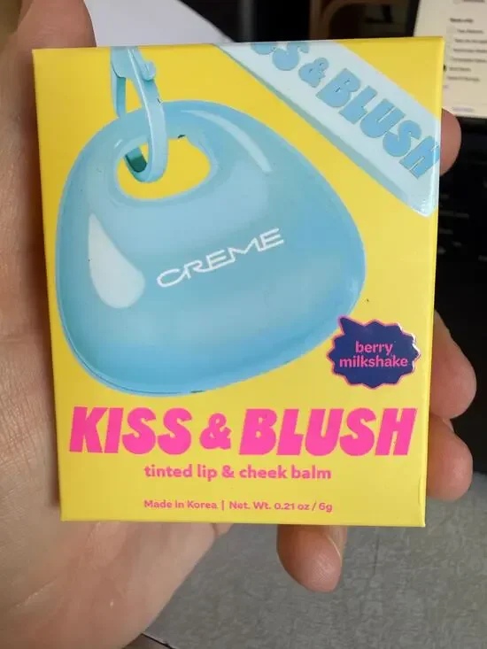 NEW The Creme Shop Kiss & Blush Tinted Lip and Cheek Balm Berry Milkshake