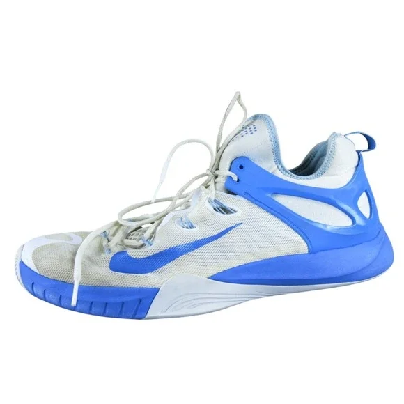 Nike Zoom Hyperrev 2014 Men's 15 White Blue‎ Zoom Basketball Shoes
