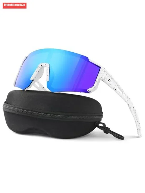 Polarized Sports Sunglasses for Kids Ages 3-12 Impact Resistant UV Protection