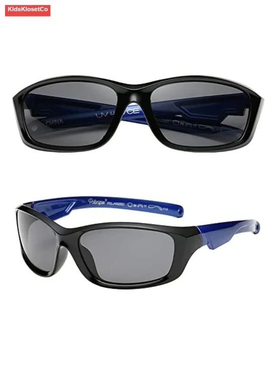 Kids Toddler Boys Sports Wrap Polarized Sunglasses - BPA Free
