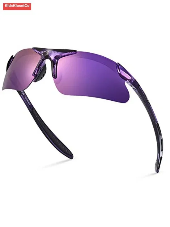Kids Youth Polarized Sports Sunglasses TR90 Frame Baseball Softball