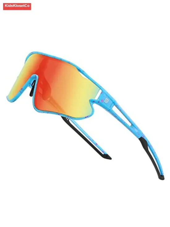 Kids Youth Sports Sunglasses Polarized UV400 Protection Cycling Baseball Glasses