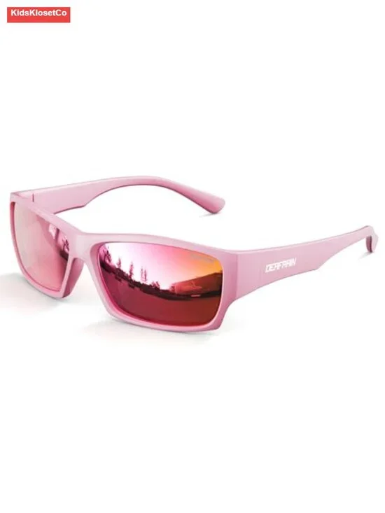 Kids Polarized Unbreakable Flexible Sports Sunglasses TPEE Frame