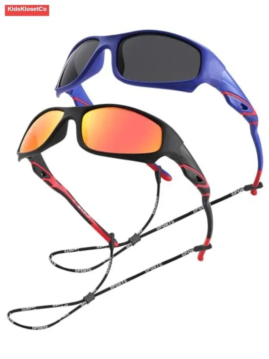 Kids Polarized Sunglasses Unbreakable Flexible Sports Sunglasses for Boys Girls