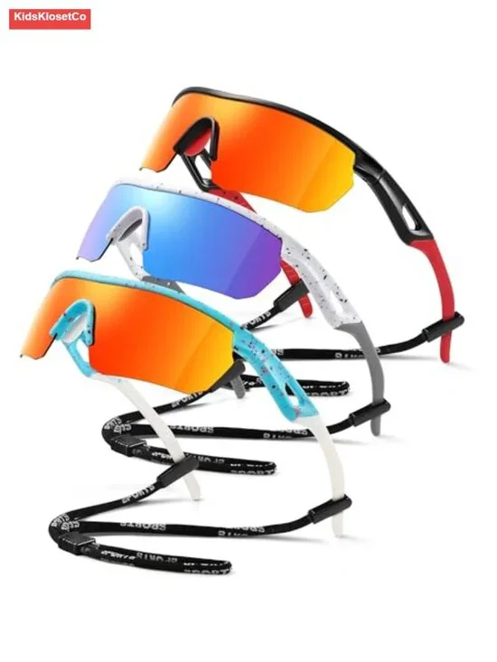 Polarized Baseball Sunglasses for Kids Youth Sports Goggles UV Protection