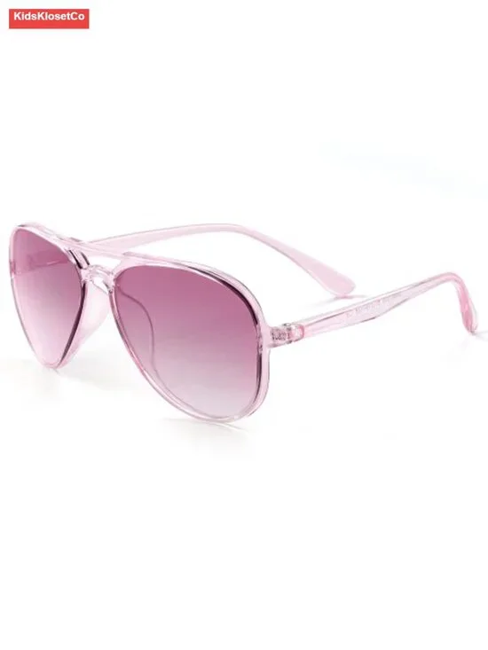 Kids Polarized Sunglasses Aviator TR90 Flexible Frame UV400 Protection