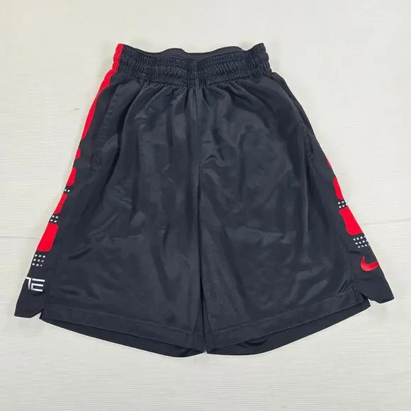 Nike Dri-Fit Elite Basketball Black Red Athletic Shorts Men's Size Small