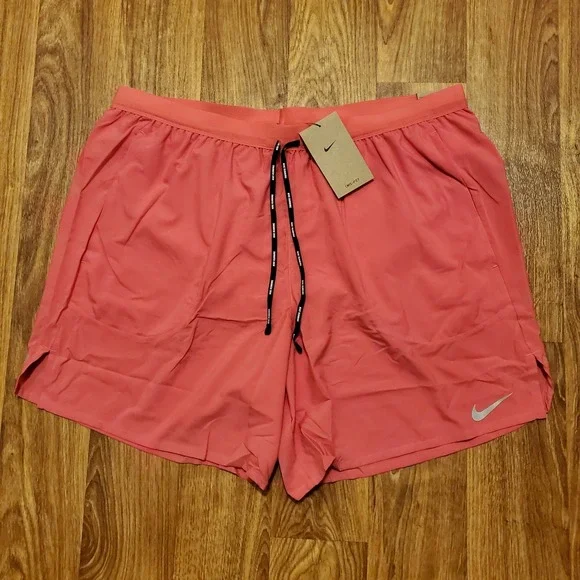 Nike Stride Running Shorts Men Medium Pink Brief Lined Dri Fit 7