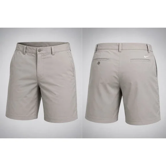 Nike Golf Shorts Chino Dri-Fit Men's 40 TAN LIGHTWEIGHT PERFORMANCE