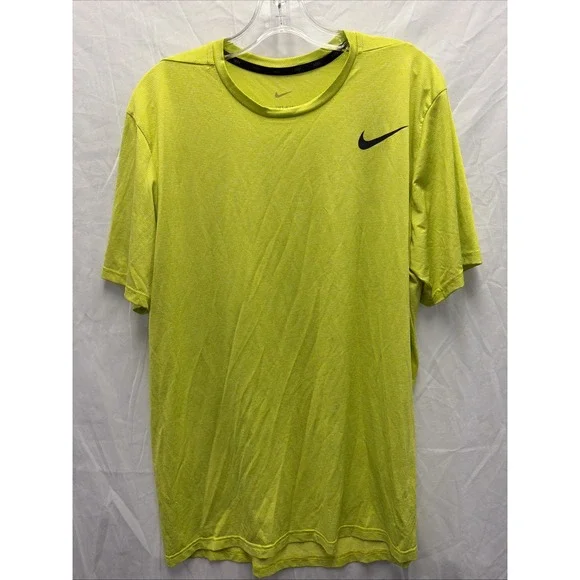 Nike Mens Pullover Dri‎ Fit T-Shirt Crew Neck Short Sleeve Size L Green