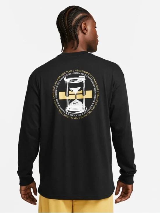 Nike LeBron Black Long-Sleeve Graphic Tee