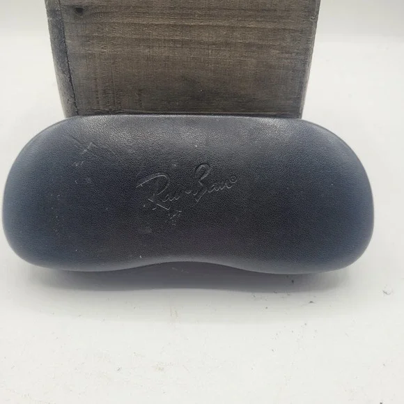 Ray-Ban‎ Authentic Black Hard Clamshell Eyeglasses Case Free Shipping