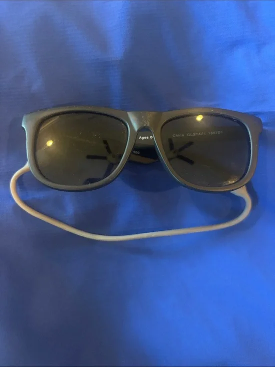 Black Kids Sunglasses with  Strap