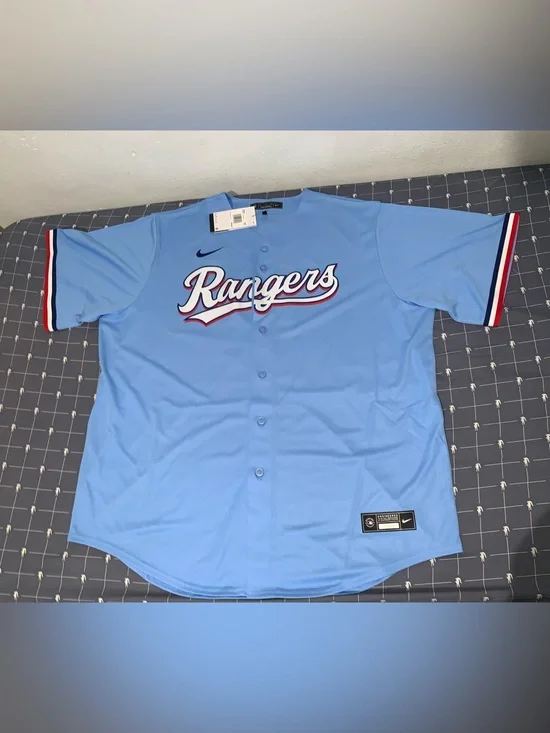 Nike Texas Rangers Adolis García Alternate  Jersey Powder Blue Size: 2X-Large