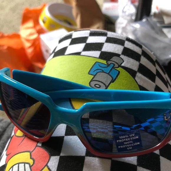Kids Blue and Red Sunglasses - UV Protection
