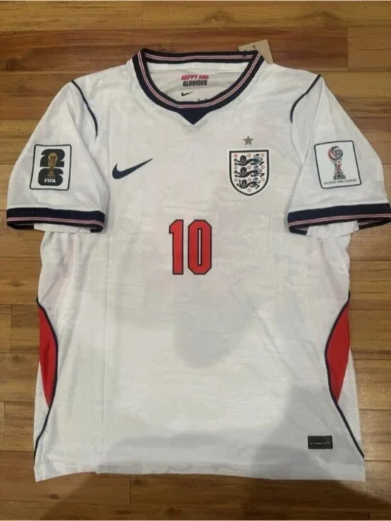Jude Bellingham White 2026 World Cup Soccer Jersey