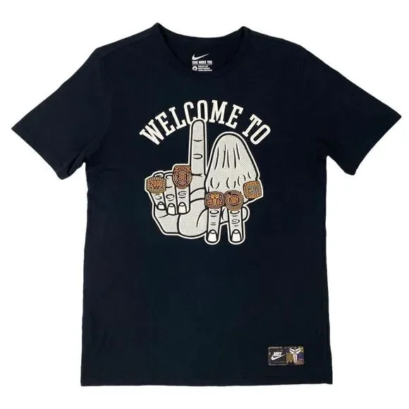 Nike Kobe Bryant Welcome To LA Championship Rings T-Shirt