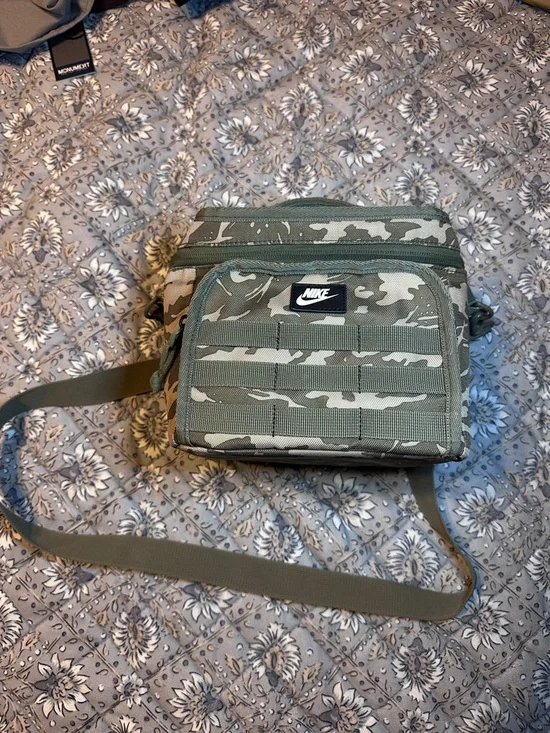 Nike Green Camo Crossbody Belt Bag