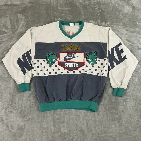 Vintage‎ GRAIL 80s Nike Competitor Plus Golf All Over Print Crewneck Sweatshirt
