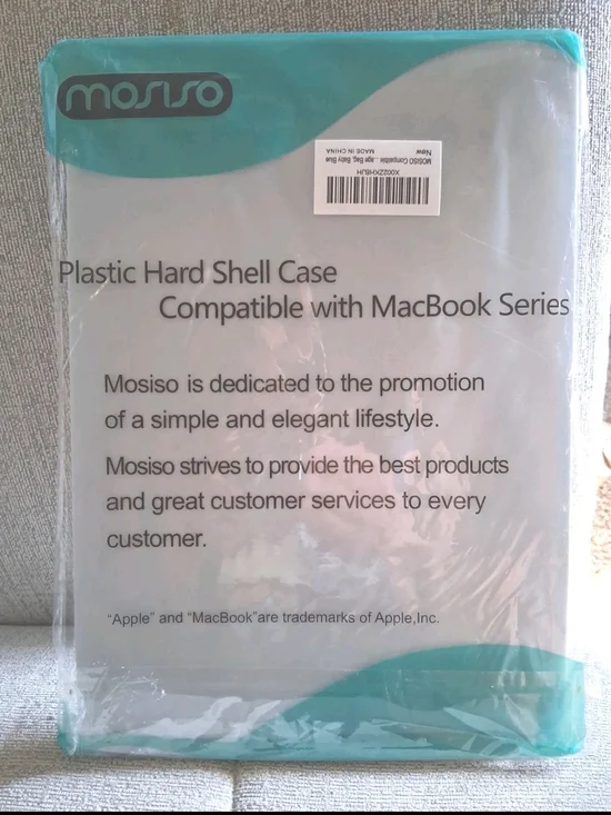 Mosiso Plastic Hard Shell Case for MacBook - Light Gray NIB
