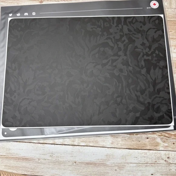 dbrand Triple Threat Deluxe Laptop Skin Set Black Camo 14