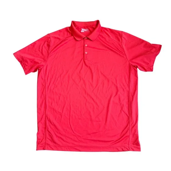 Nike Golf Tour Performance Dri-FIT‎ Polo Shirt Mens XXL Red Short Sleeve 509167