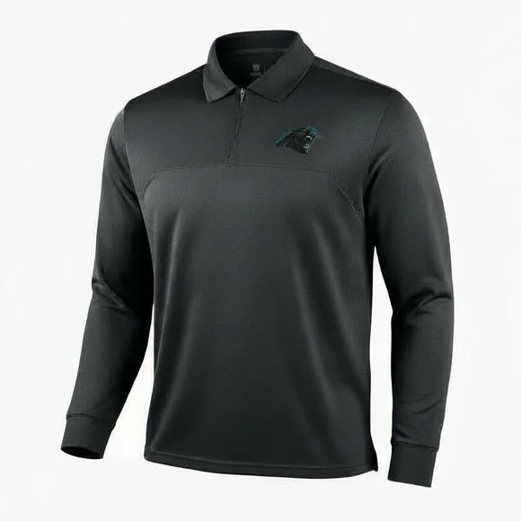 Nike NFL Panthers Men’s XL Black 1/4 Zip On-Field Coaches Pullover‎