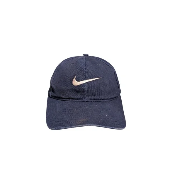 Vintage Nike Sportswear Hat Cap Snapback Canvas Embroidered Logo Small Swoosh